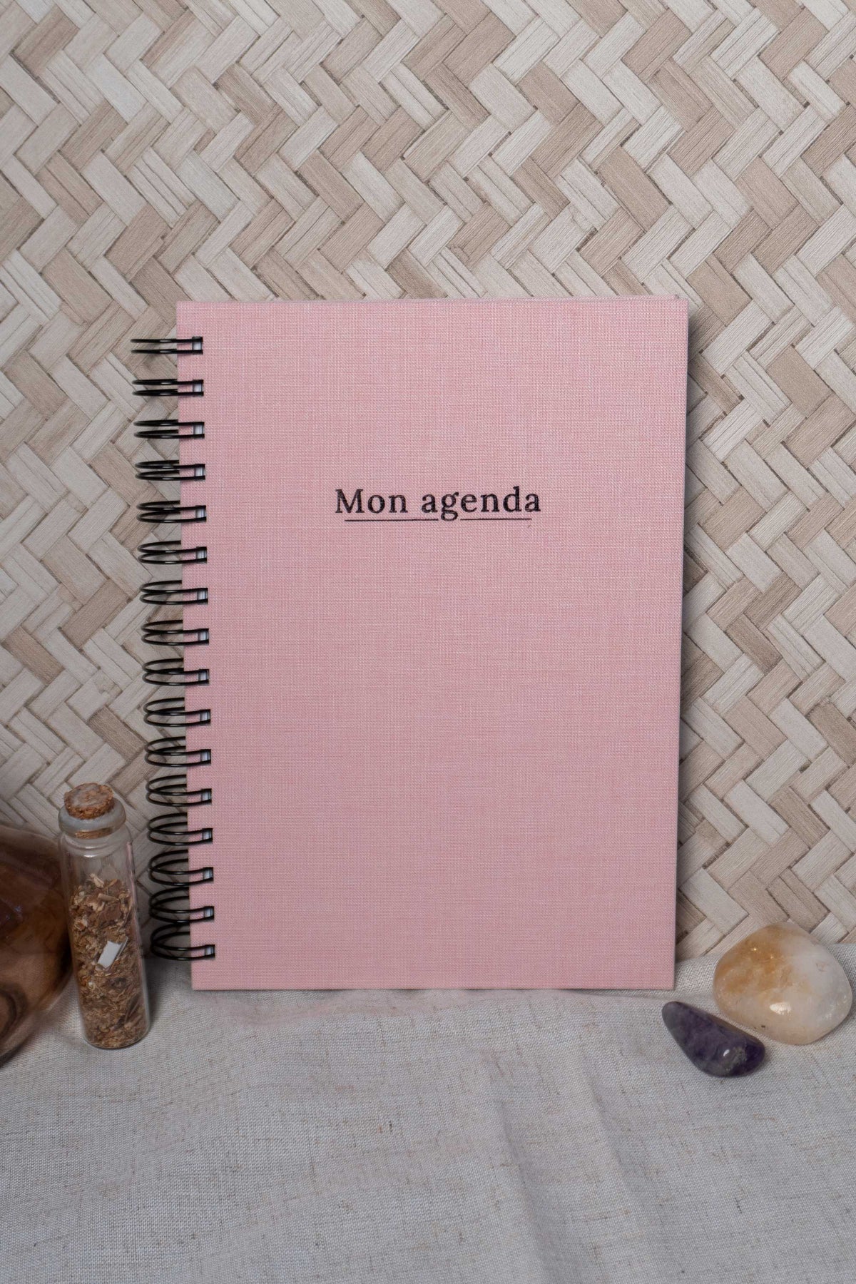 Agenda quotidien - Rose