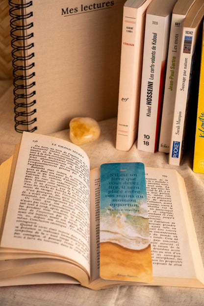 Marque-pages "Saisons de lecture"