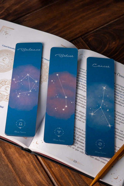 Marque-pages "Zodiaque et constellation"