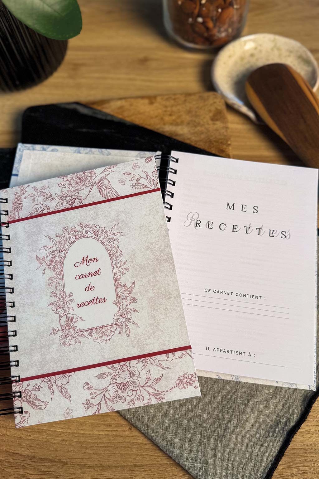 Mon carnet de recettes - Le fleuri