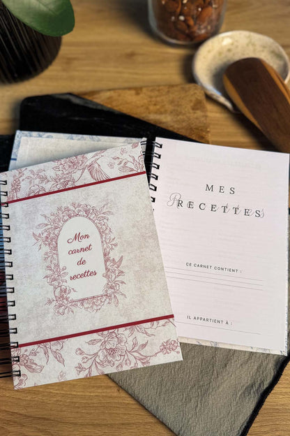 Mon carnet de recettes - Le fleuri