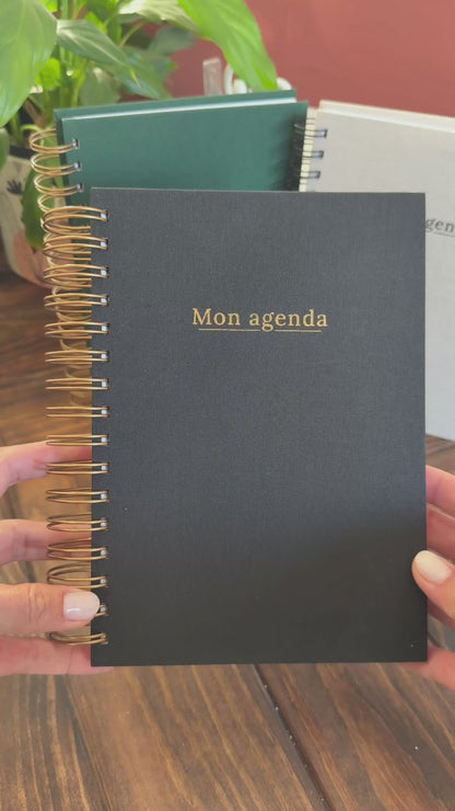 Agenda quotidien - Rose
